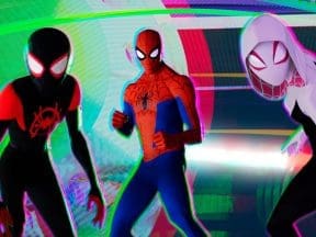 The offset printing process of comic books is a graphic trait that is prominent throughout the animated film.