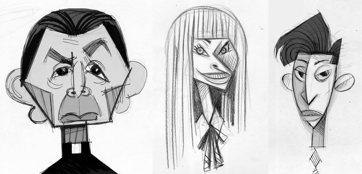 Wendell & Wild Face Sketches