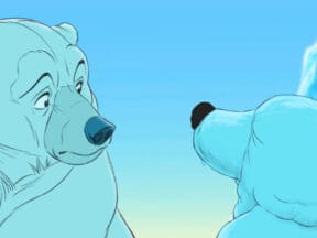 Snow Bear Clip