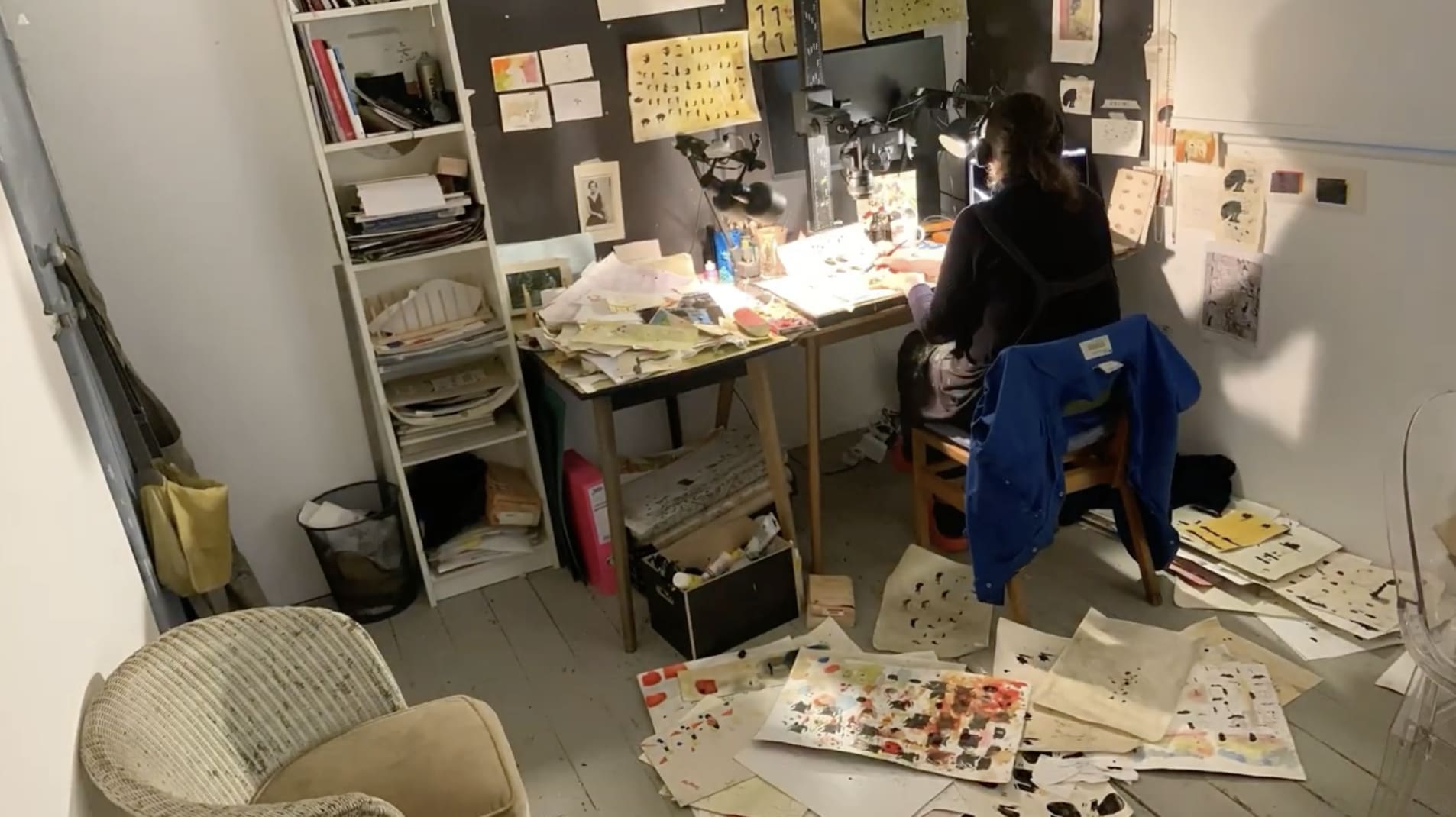 Lizzy Hobbs working on ‘Daughters of the Late Colonel’